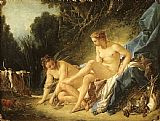 Francois Boucher Diana Resting after her Bath painting